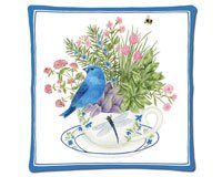 Blue Bunting Spiced Hot Pad