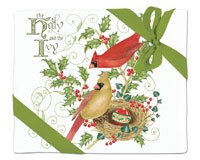 Holly and Ivy Flour Sack Towel (set of 2)