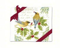 Cedar Waxwing Flour Sack Towel