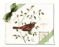 Song Sparrow Flour Sack Towel (set of 2)