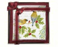 Cedar Waxwing Gift Boxed Mug Mat