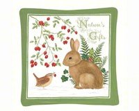 Winter Bunny Single Mug Mat