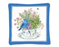Blue Bunting Single Mug Mat