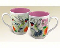 Hummingbird Postcard Coffee Mug