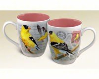 Goldfinch Postcard Coffee Mug