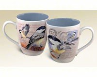 Chickadee Postcard Coffee Mug