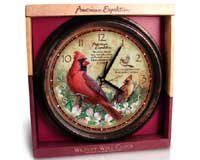 Wall Clock Cardinal