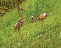 Woven Wire Herons (Set of 2)