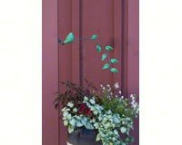 Teal Bird Garden Balancer