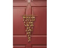 Hummingbird Welcome Shimmering Bells Hanging