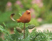 Ceramic Bird Plant Pick Spice