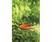 Hanging Round Bird Bath â€“ Spice Colored