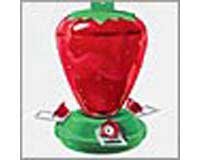 Hummingbird Feeder â€“ Strawberry Shaped â€“  24 oz