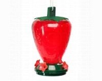 Hummingbird Feeder â€“ Large Strawberry Shaped â€“  50 oz