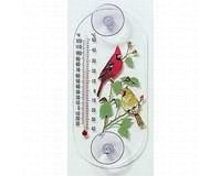 Cardinal Pair Window Thermometer