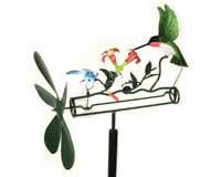 Hummingbird & Dragonfly Whirligig