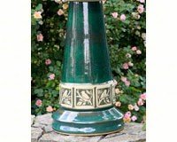 Pedestal Bird Bath â€“ Juniper Green Glaze -  PEDESTAL ONLY