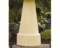 Pedestal Bird Bath â€“ Buff Colored  -  PEDESTAL ONLY