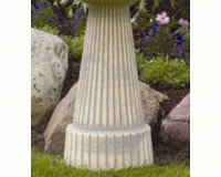 Pedestal Bird Bath â€“ Spanish Moss Colored -  PEDESTAL ONLY