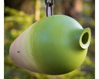 Helmet Green Birdhouse