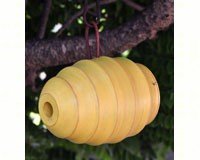 Bee Hive Yellow Birdhouse