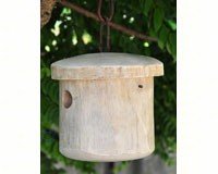 Primitive White Birdhouse