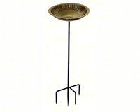 Stake Bird Bath â€“ Alcyon Circle â€“  Granite Color