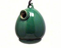 Egg Birdhouse Meadow Green