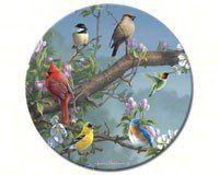 Beautiful Songbirds Lazy Susan 13"
