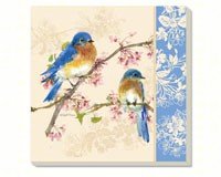 Bluebirds Coasters Set of 4