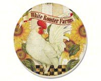 Farmland Rooster Coasters Set of 4