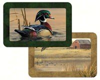 Water Birds Reversible Placemats Plastic