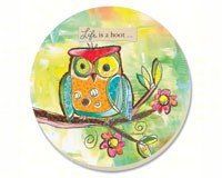 Life is a Hoot Coasters Set of 4