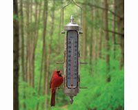 Bird Feeder Thermometer 1 lb Satin Nickel