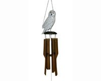 Snowy Owl Folk Art Finish Chime
