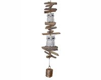 Twin Oscar Owl White Bell