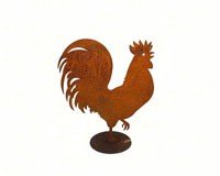 Rooster Large on Base
