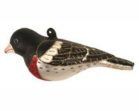 Rose Breasted Grosbeak Ornament