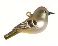 Ruby Crowned Kinglet Ornament 1