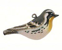 Yellow Throated Warbler Ornament
