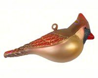Female Cardinal Ornament