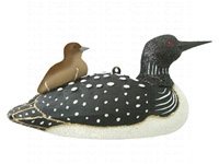 Loon With Baby Ornament