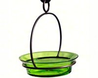 Hanging Cuban Bowl Bird Bath â€“ Lime Colored â€“ Recycled