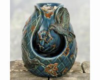 Fountain Hummingbird Blue Verdigris