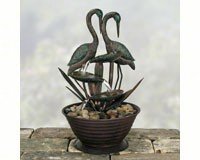 Birds Metal Fountain