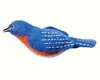 Bluebird Woolie Ornament