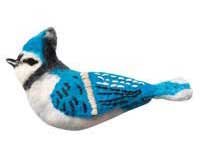 Blue Jay Woolie Ornament
