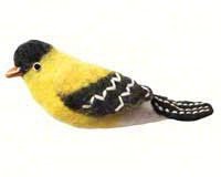 Goldfinch Woolie Ornament