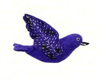 Purple Martin Woolie Ornament