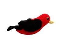 Scarlet Tanager Woolie Ornament